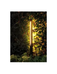 Viabizzuno f4 127 02 tubo cuadrado plata g5 14w he l 1000 2